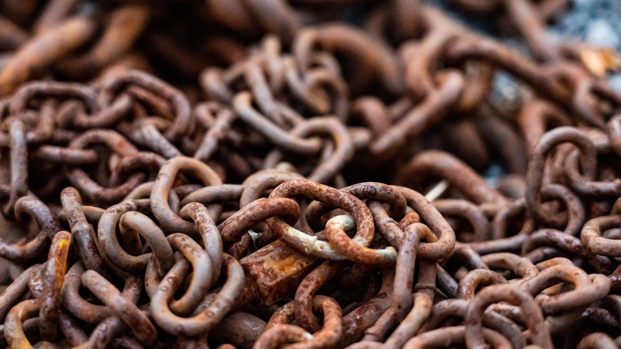 long metal chain